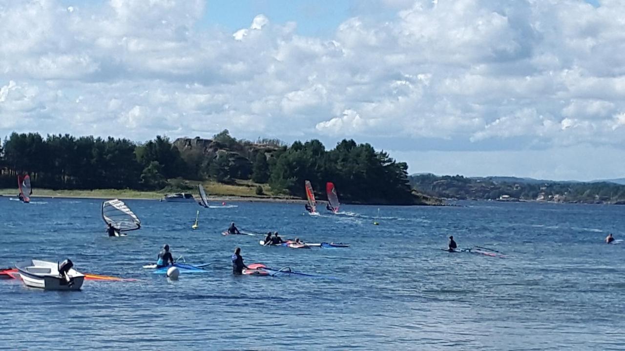 סאנדפיורד Langeby Camping מראה חיצוני תמונה